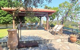 Green & Blue House In Halkidiki In Vourvourou